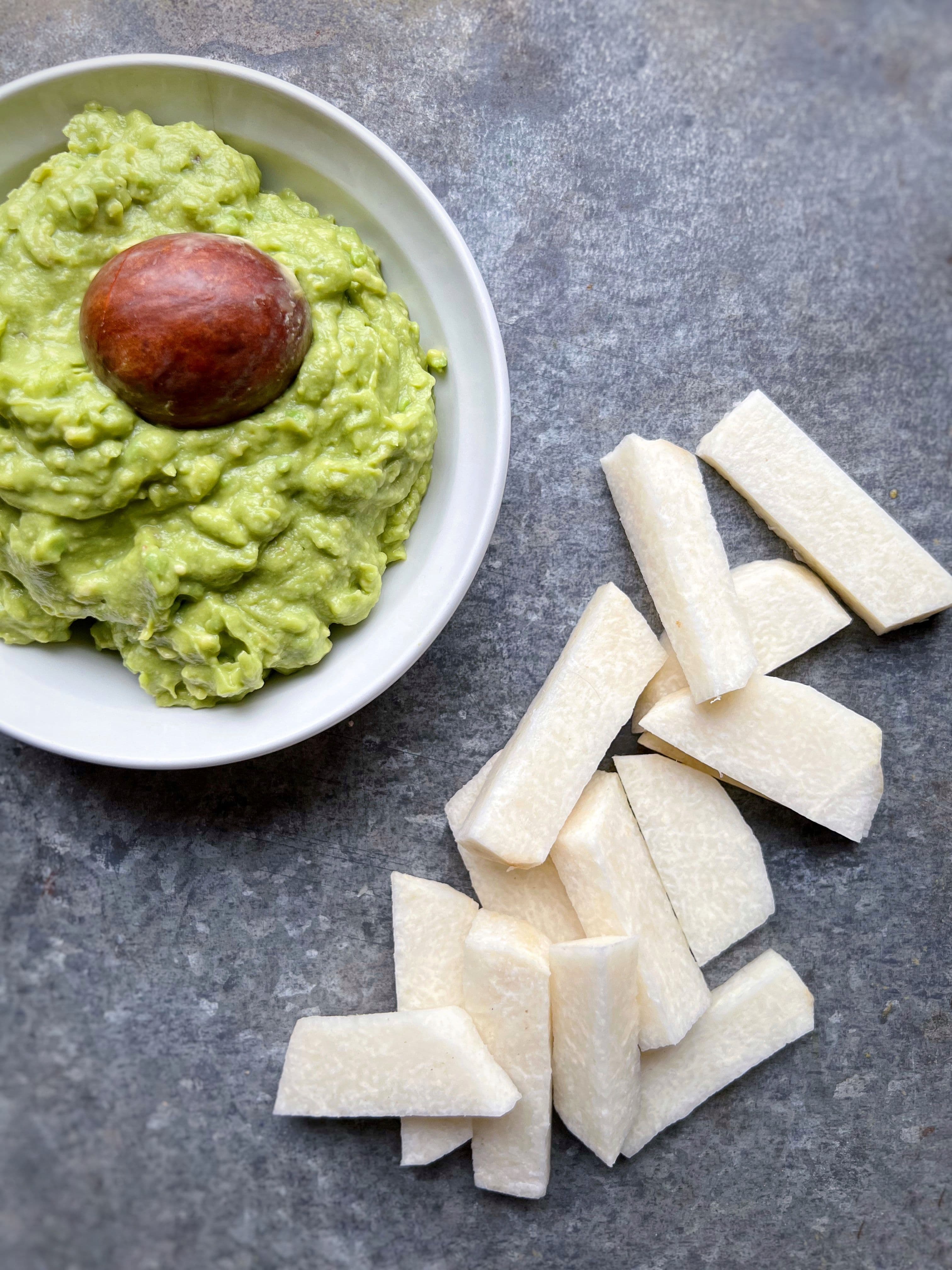 Jicama & Guacamole