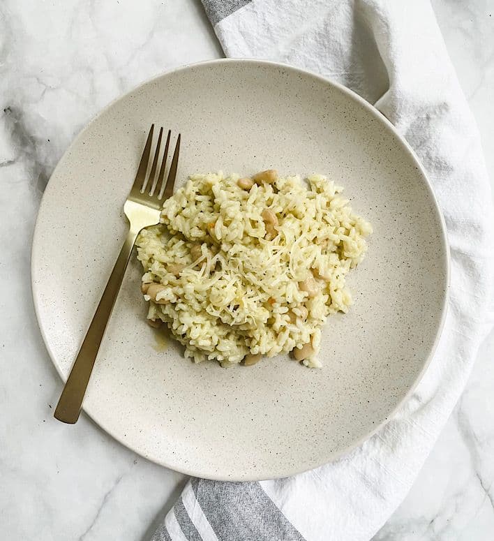 Creamy White Bean Risotto