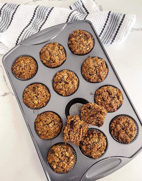 Almond Flour Apple Carrot Muffins