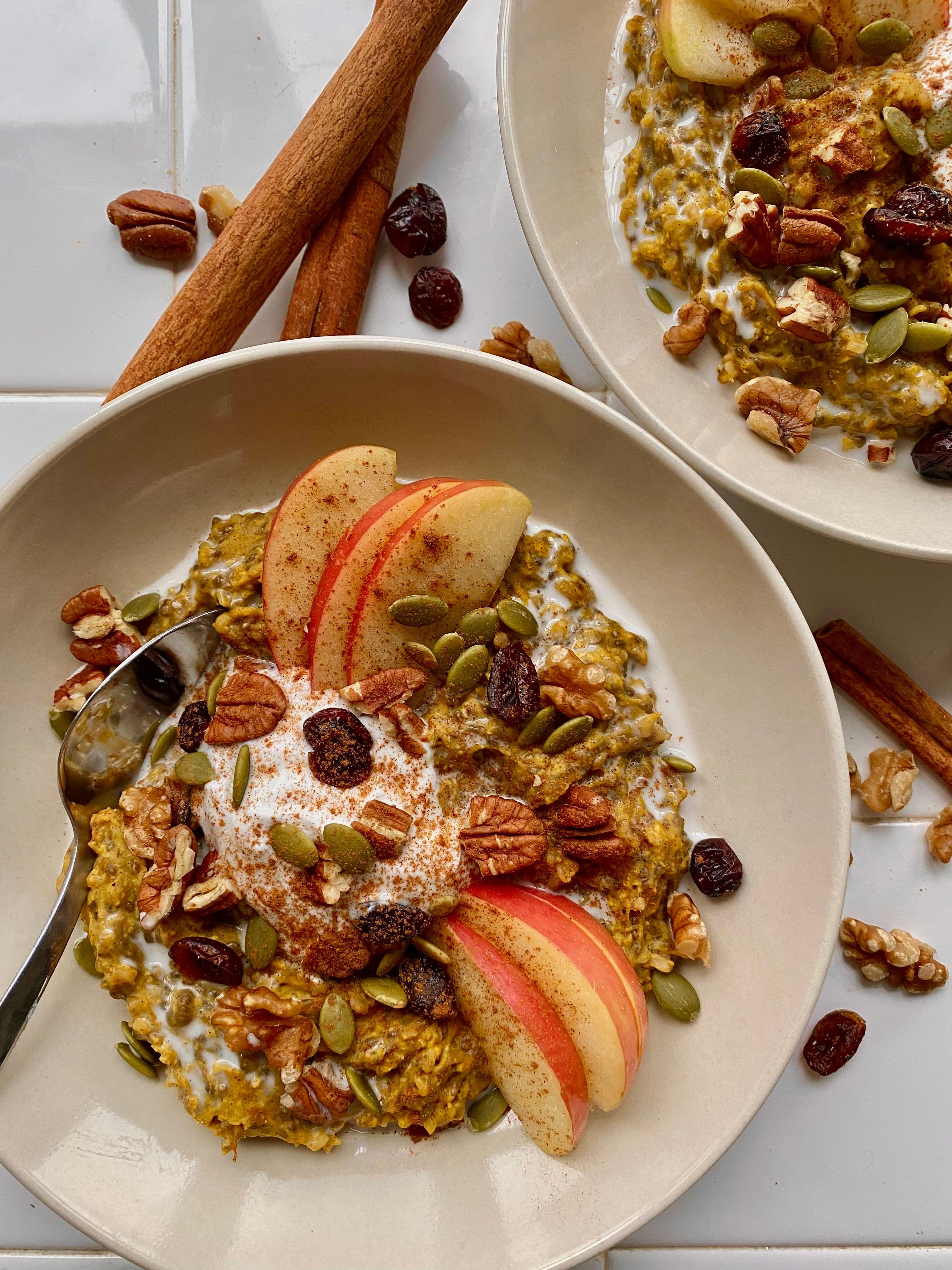 Pumpkin Porridge with Steel Cut Oats