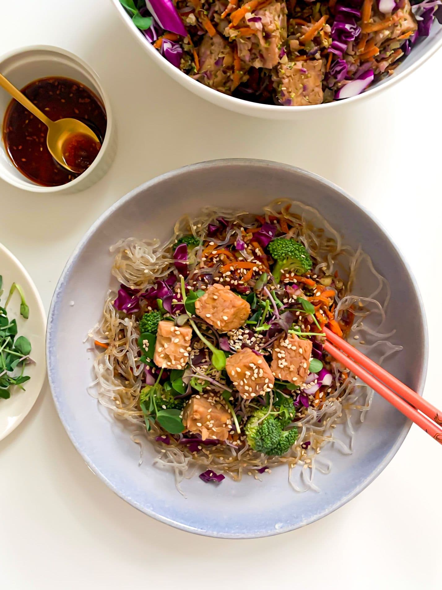 Tempeh Kelp Noodle Stir-Fry