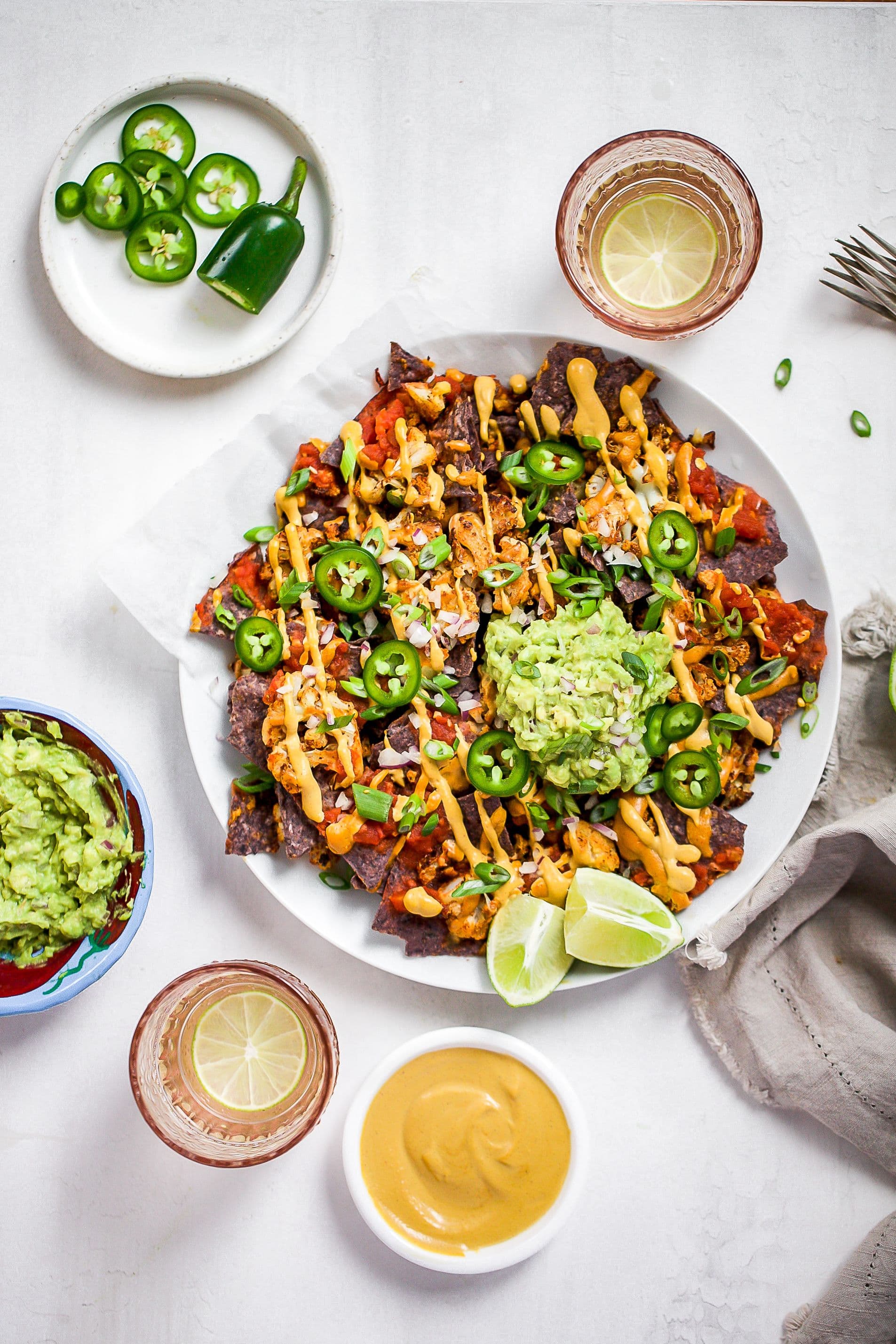 Fully Loaded Cauliflower Nachos