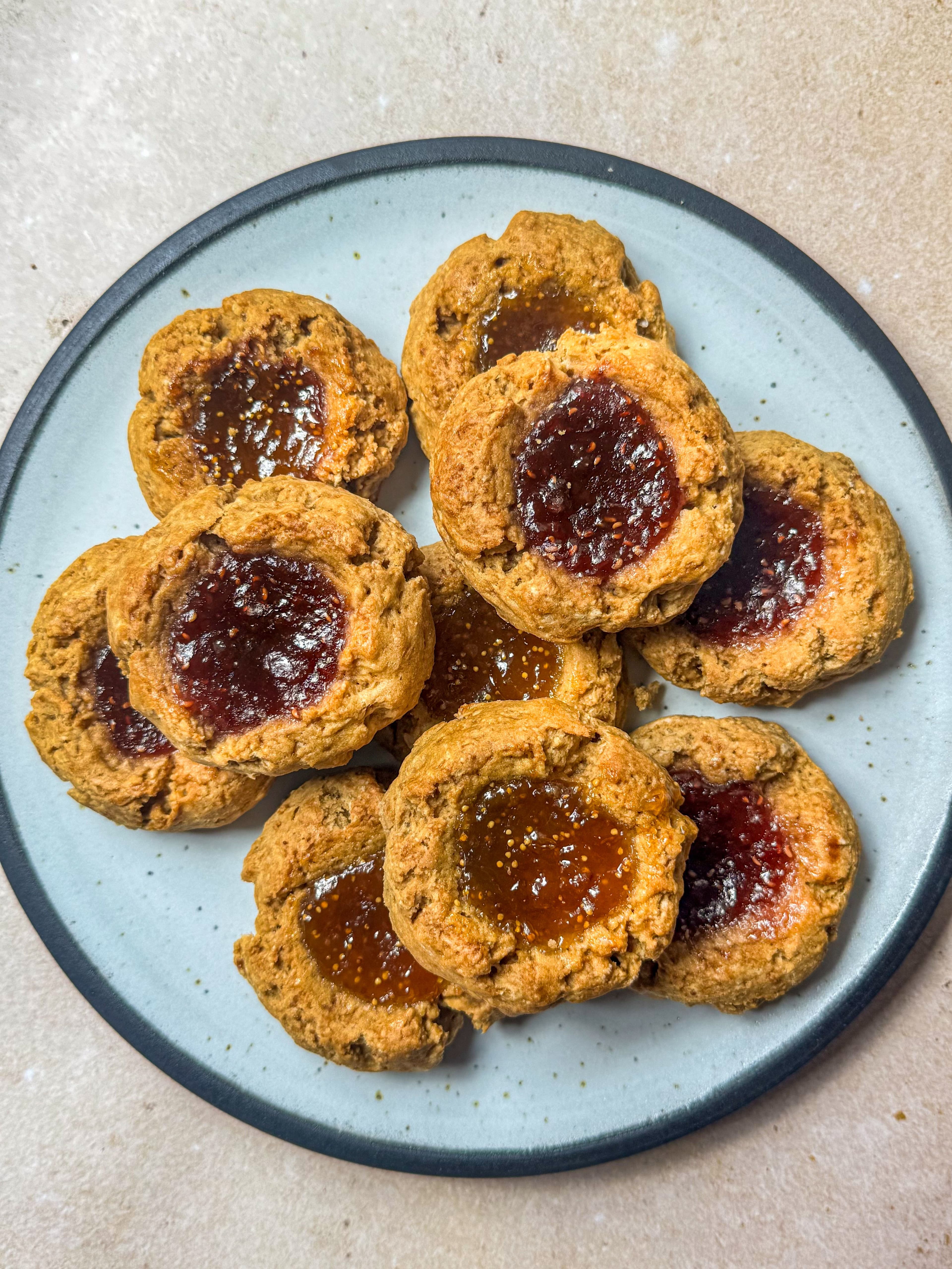 Thumbprint Scone Cookies