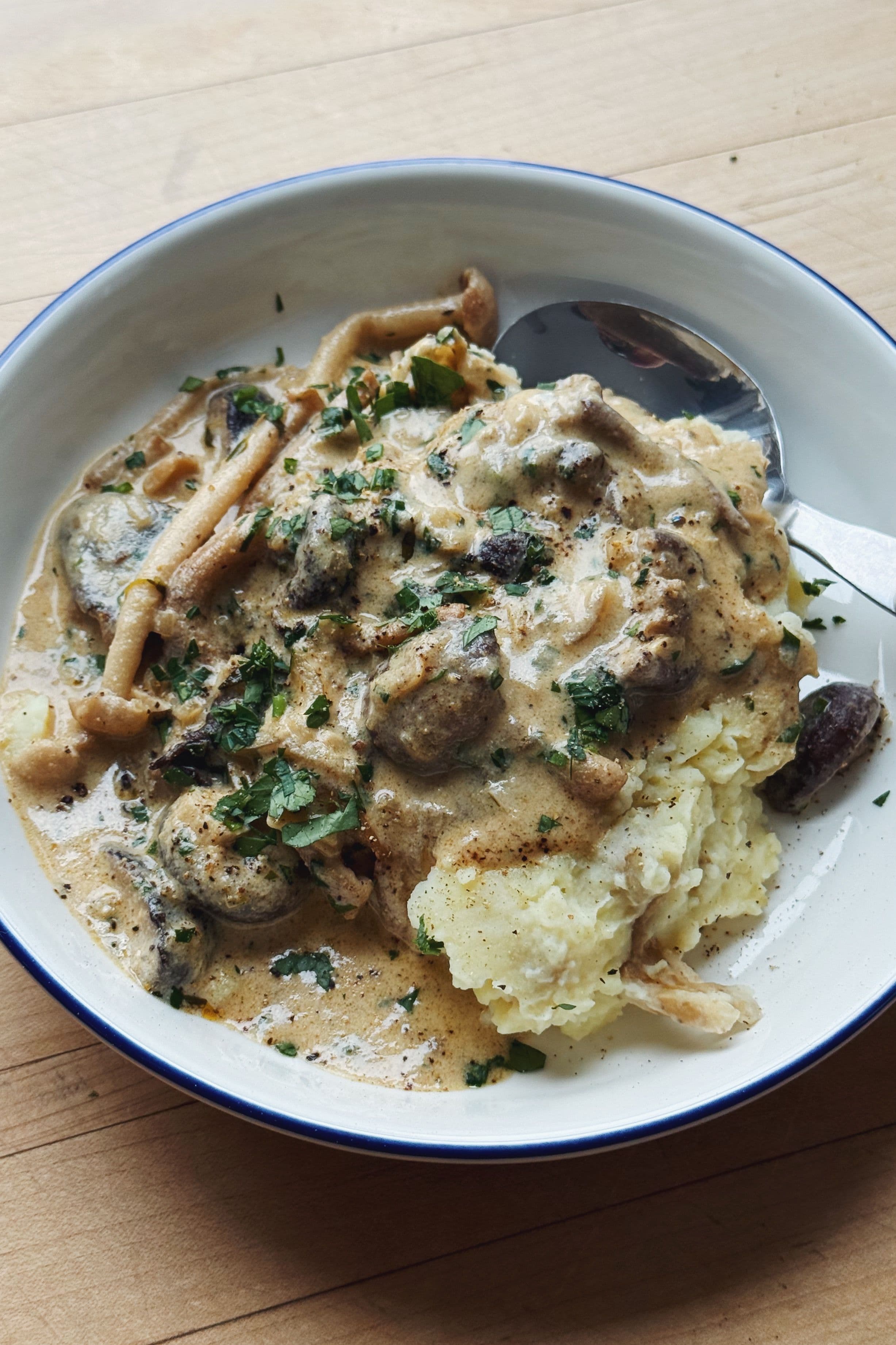 Mushroom Stroganoff