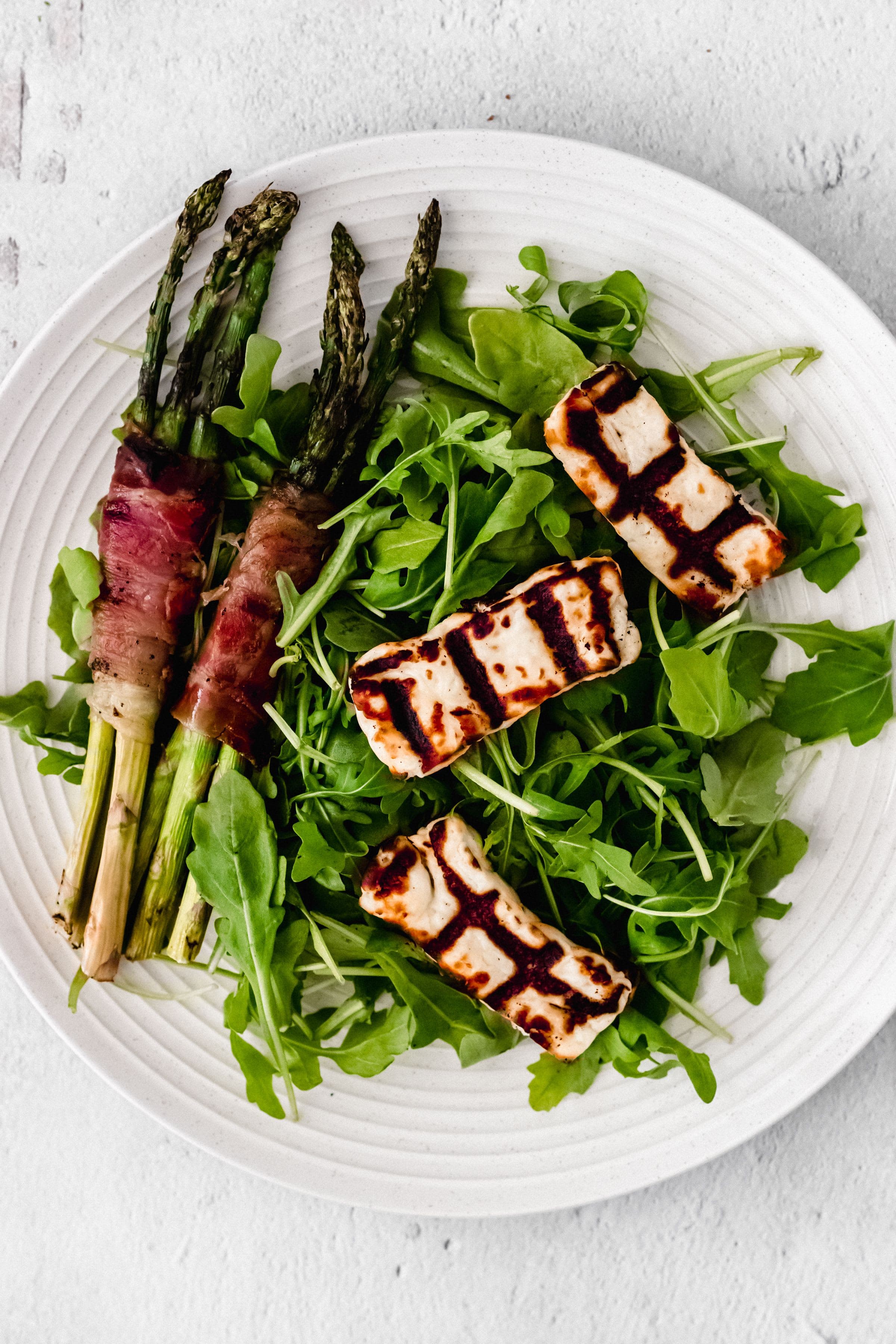 Prosciutto Wrapped Asparagus Salad