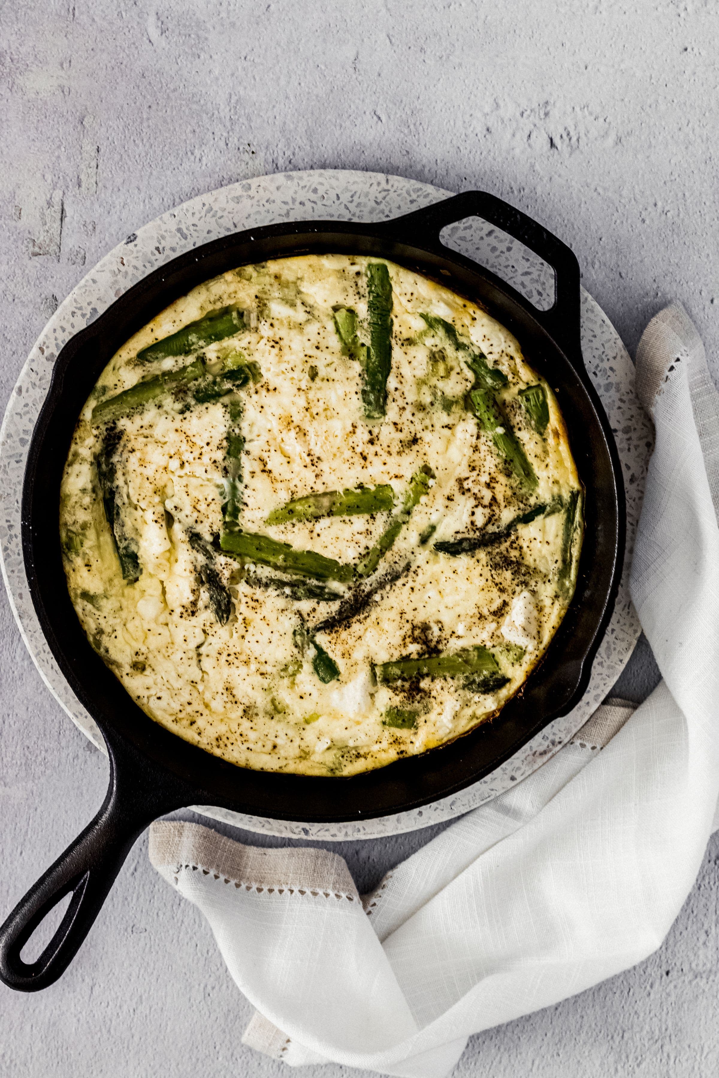 Leek & Asparagus Frittata