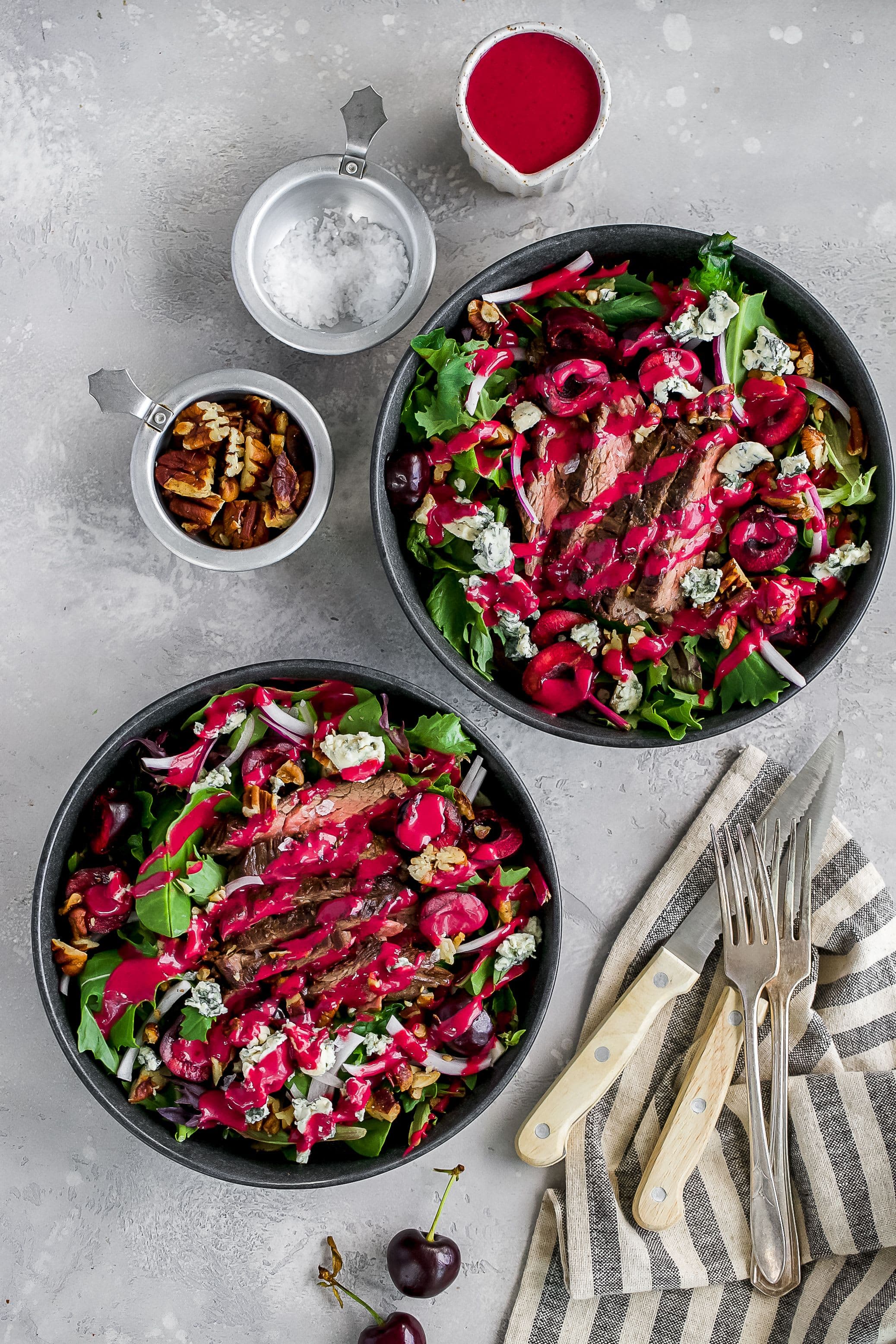 Cherry Balsamic Steak Salad