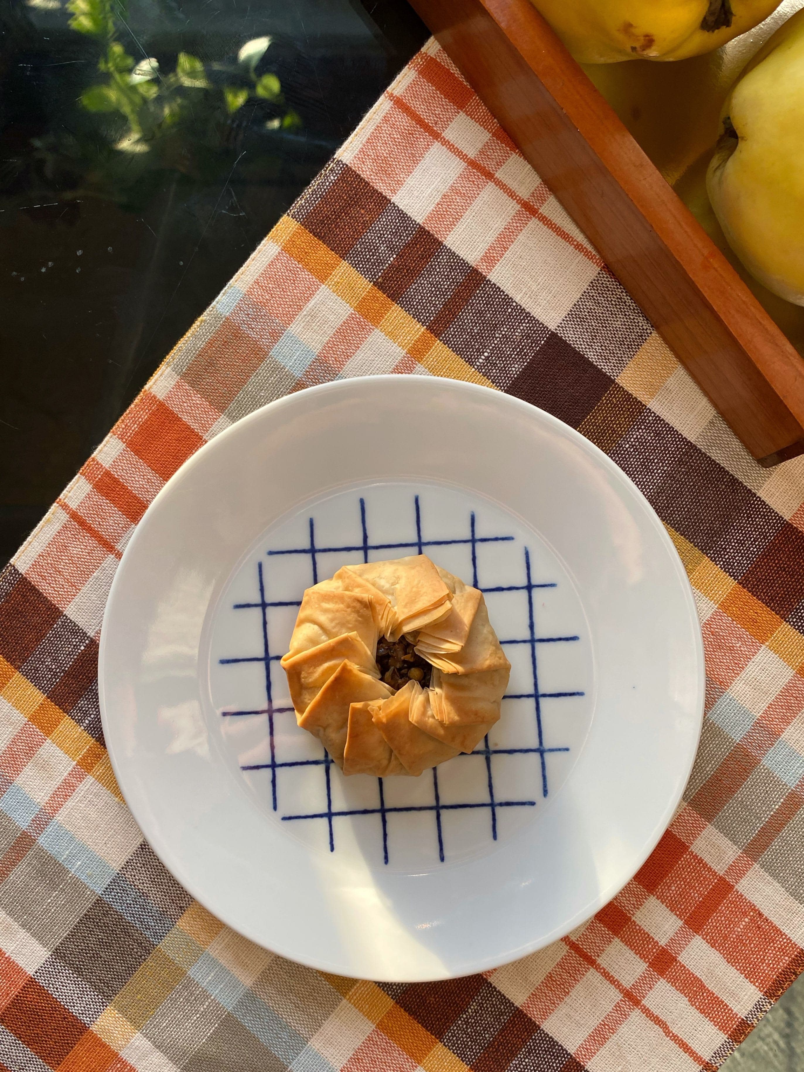 Spiced Lentil Phyllo Pockets