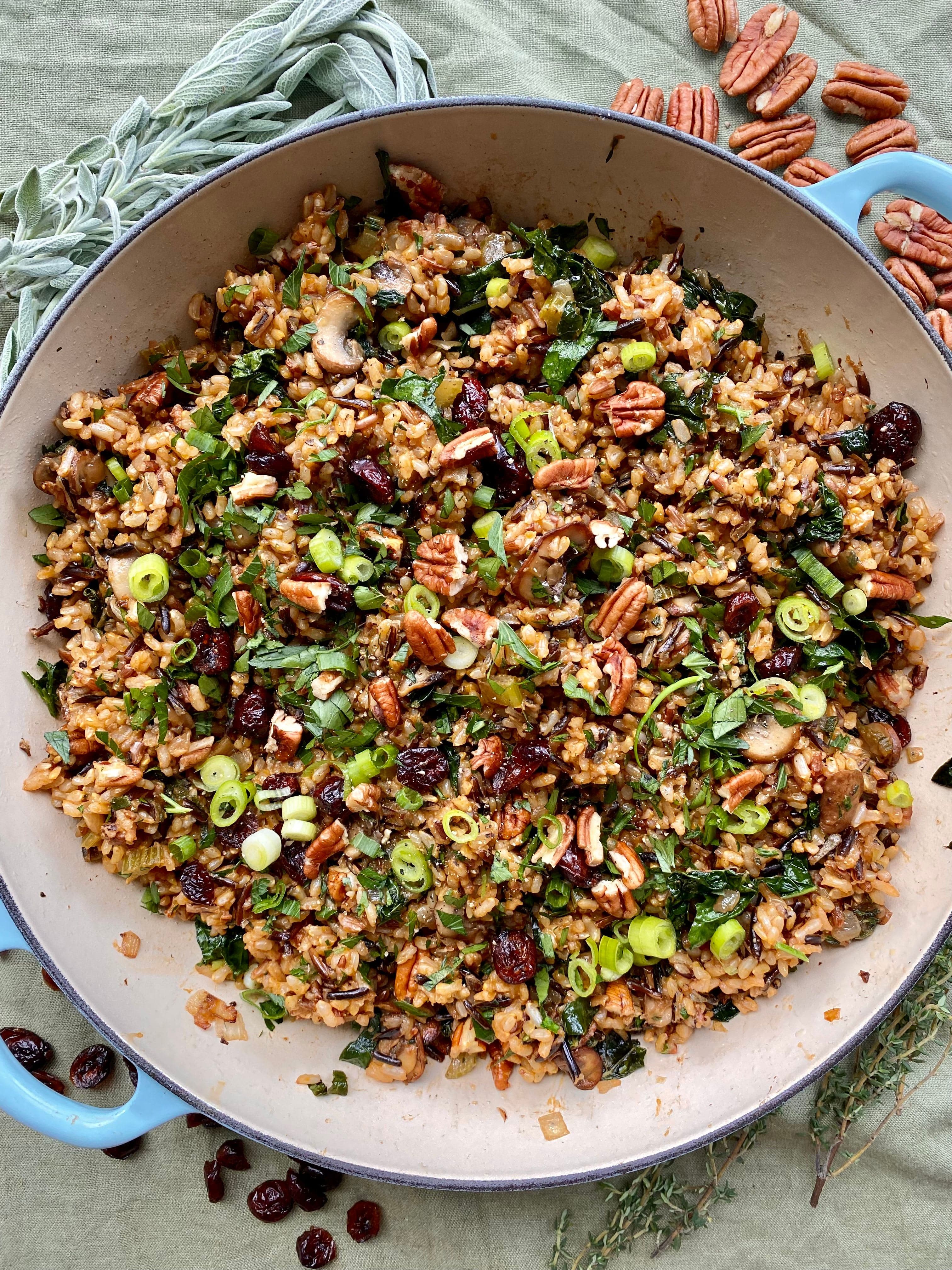 Wild Rice Holiday Dressing