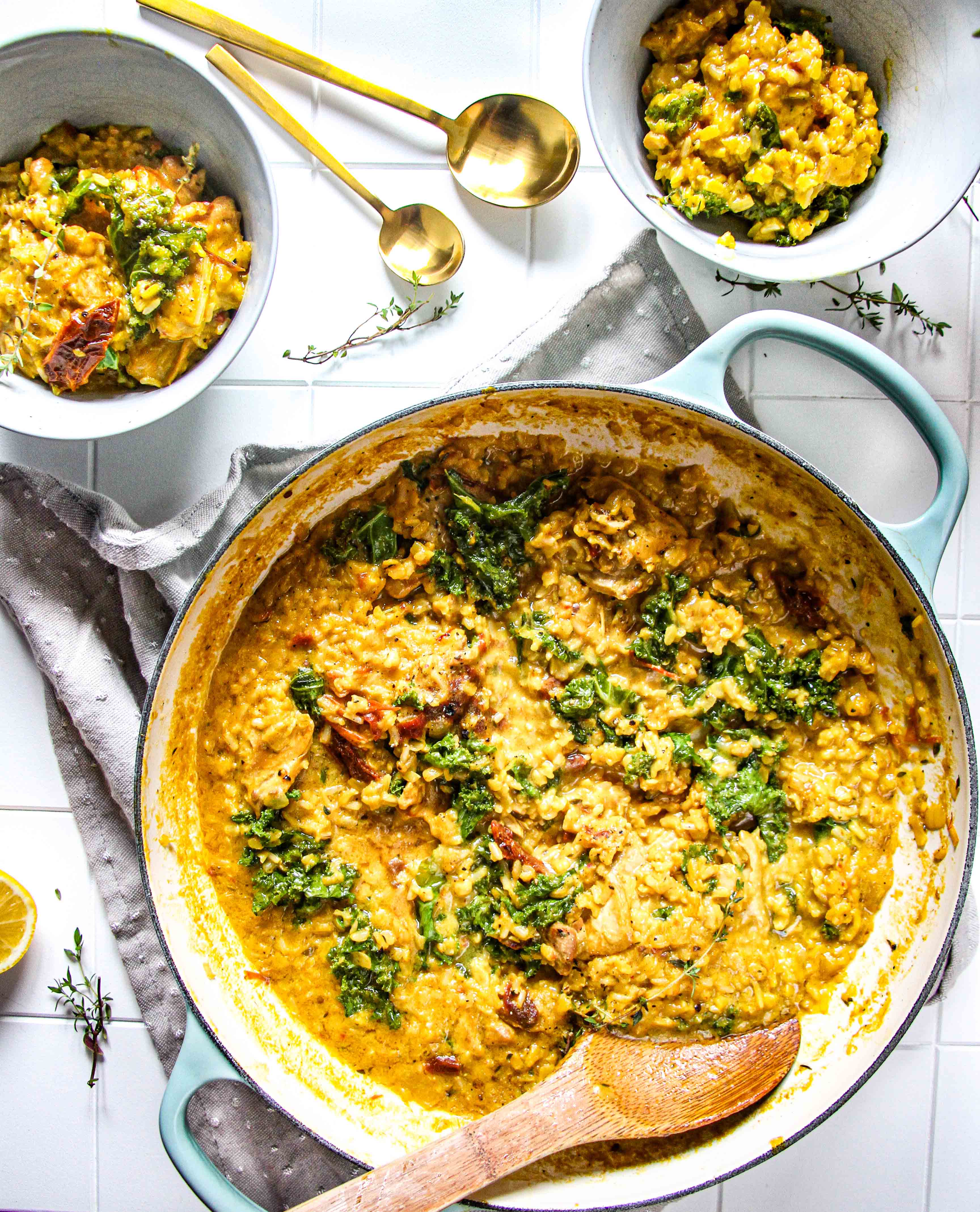 Coconut Thyme Chicken & Rice