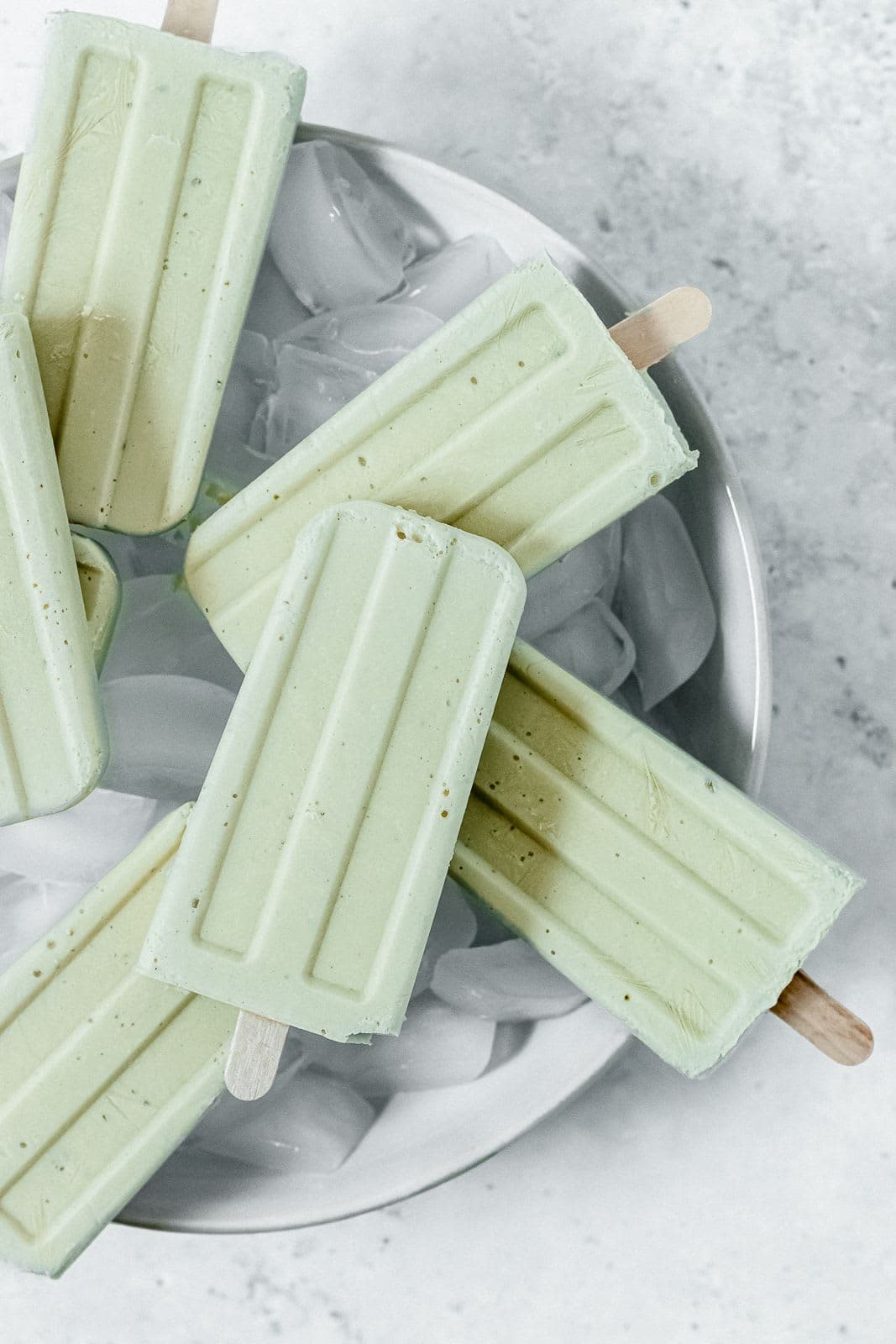 Avocado Lime Popsicles
