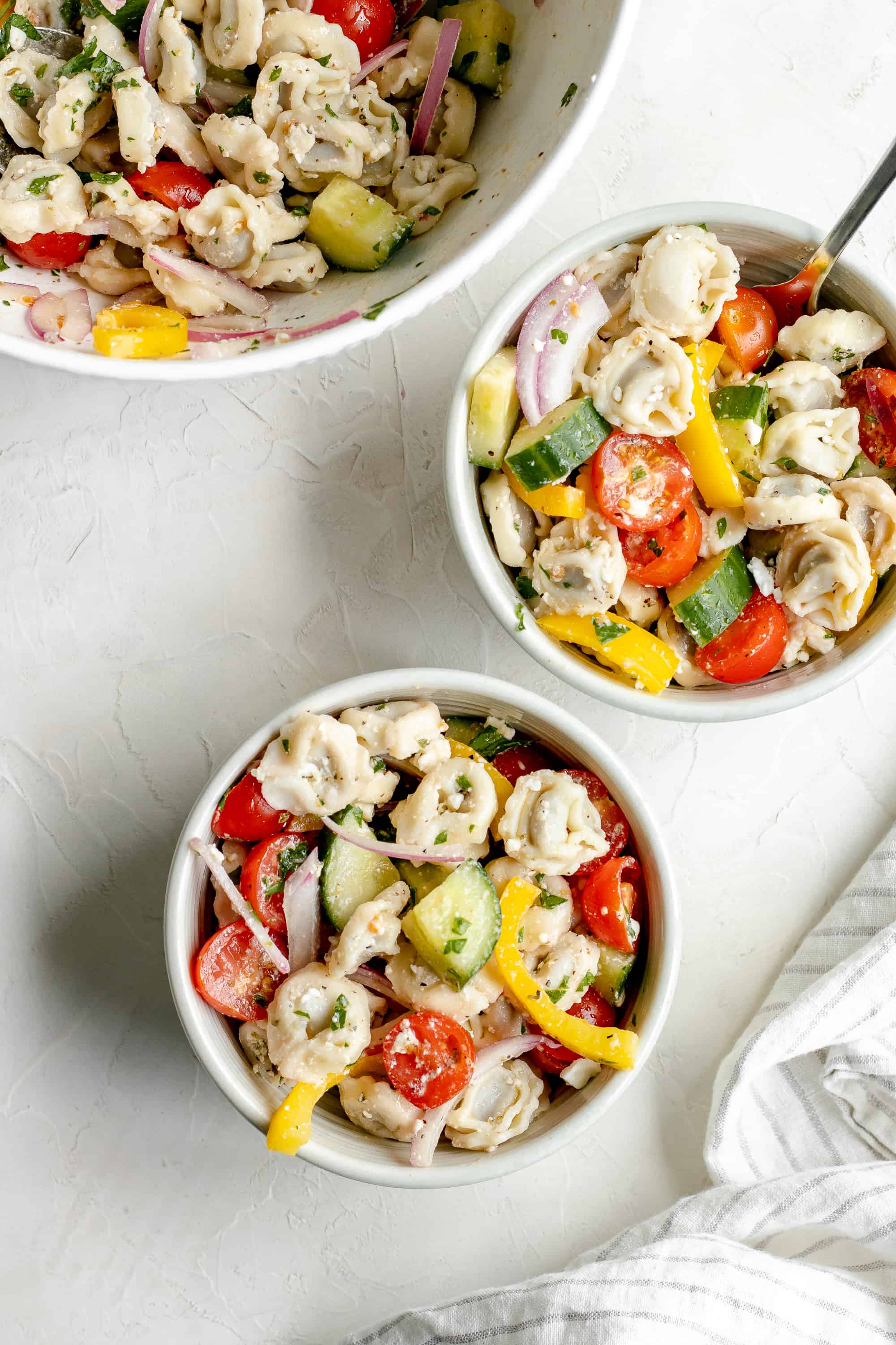 Mediterranean Style Tortellini Salad