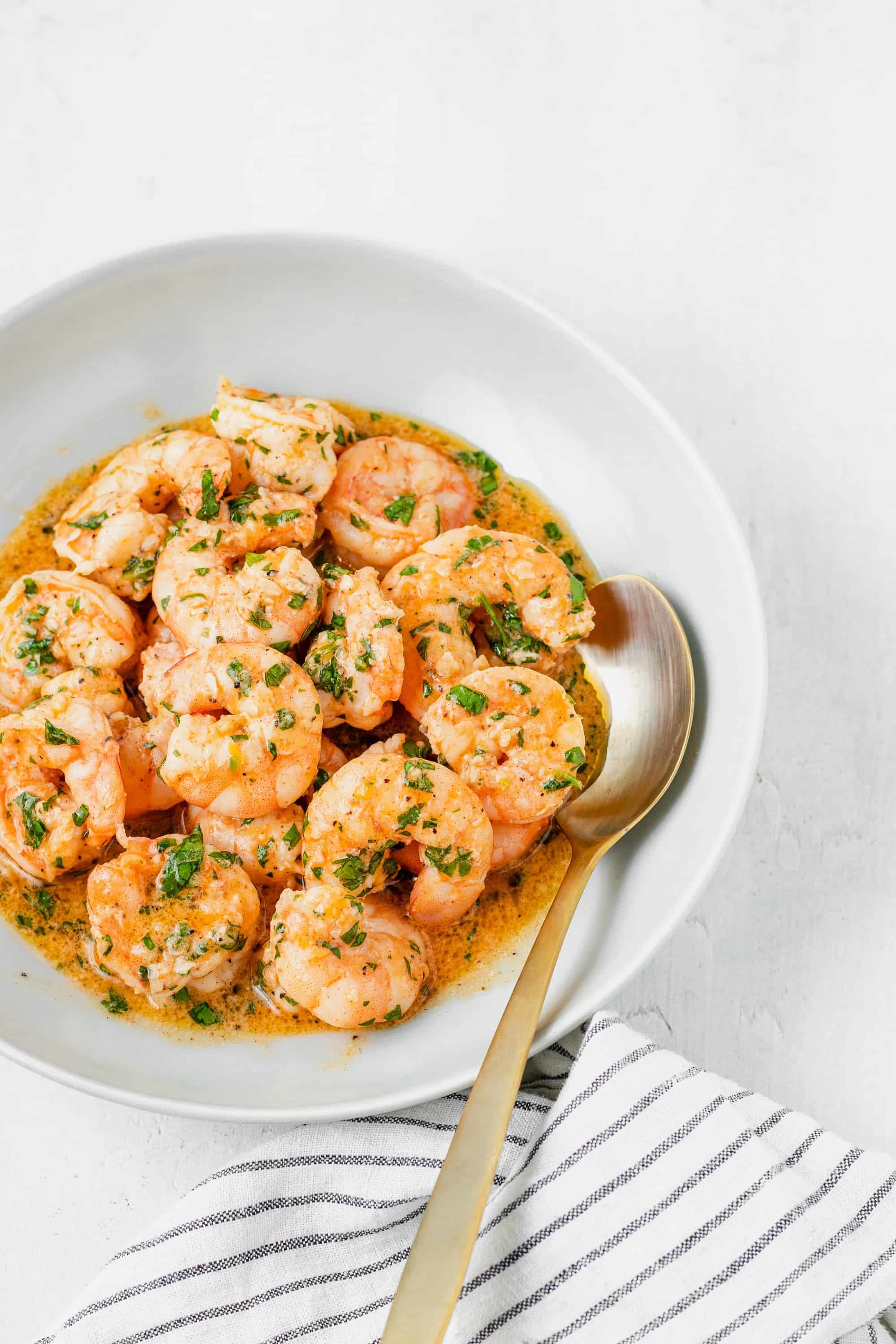 Buttery Lemon Garlic Shrimp
