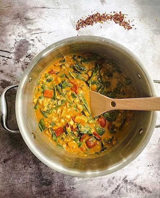 Spicy Chickpea Peanut Stew