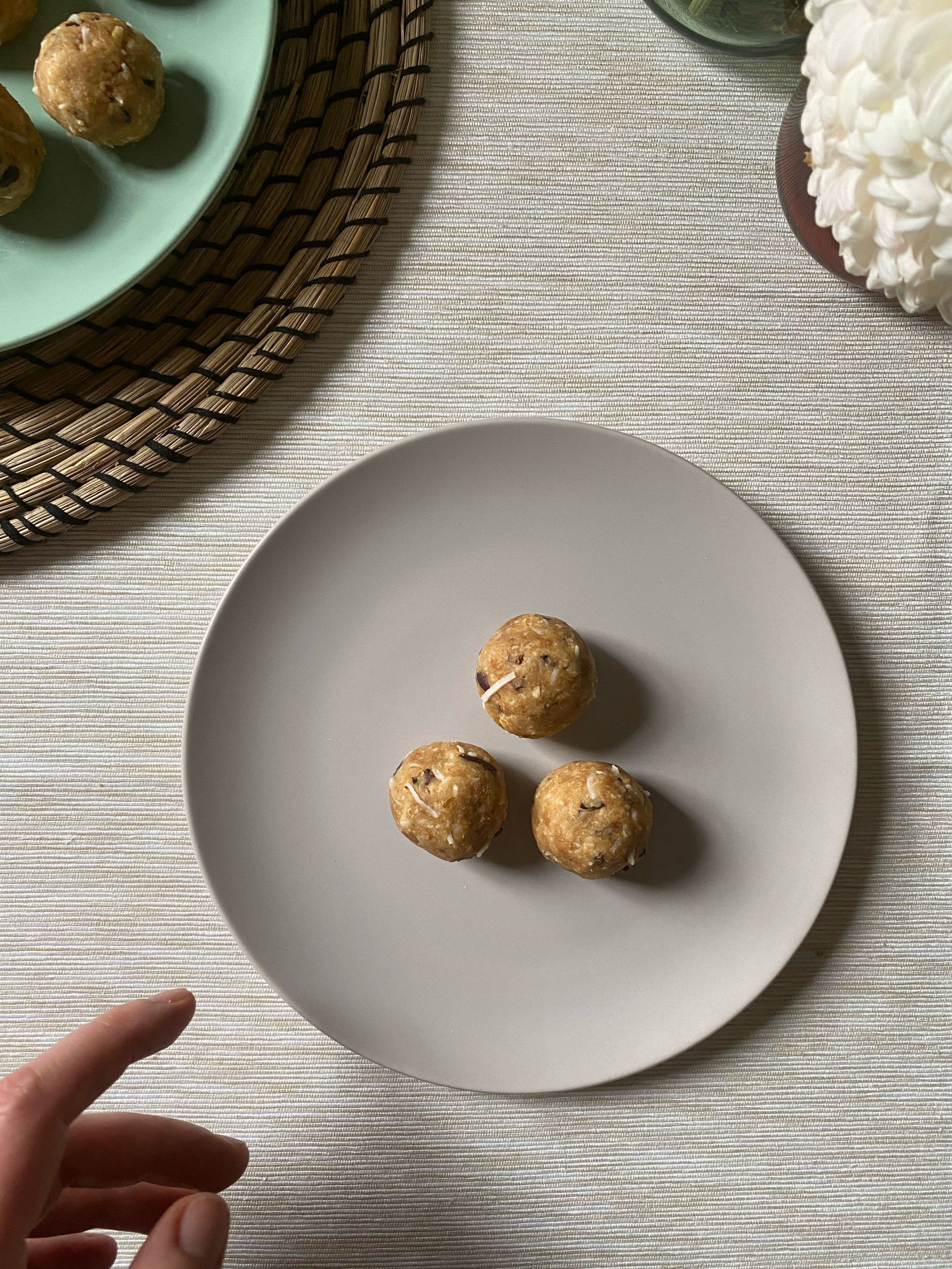Coconut Cookie Dough Balls