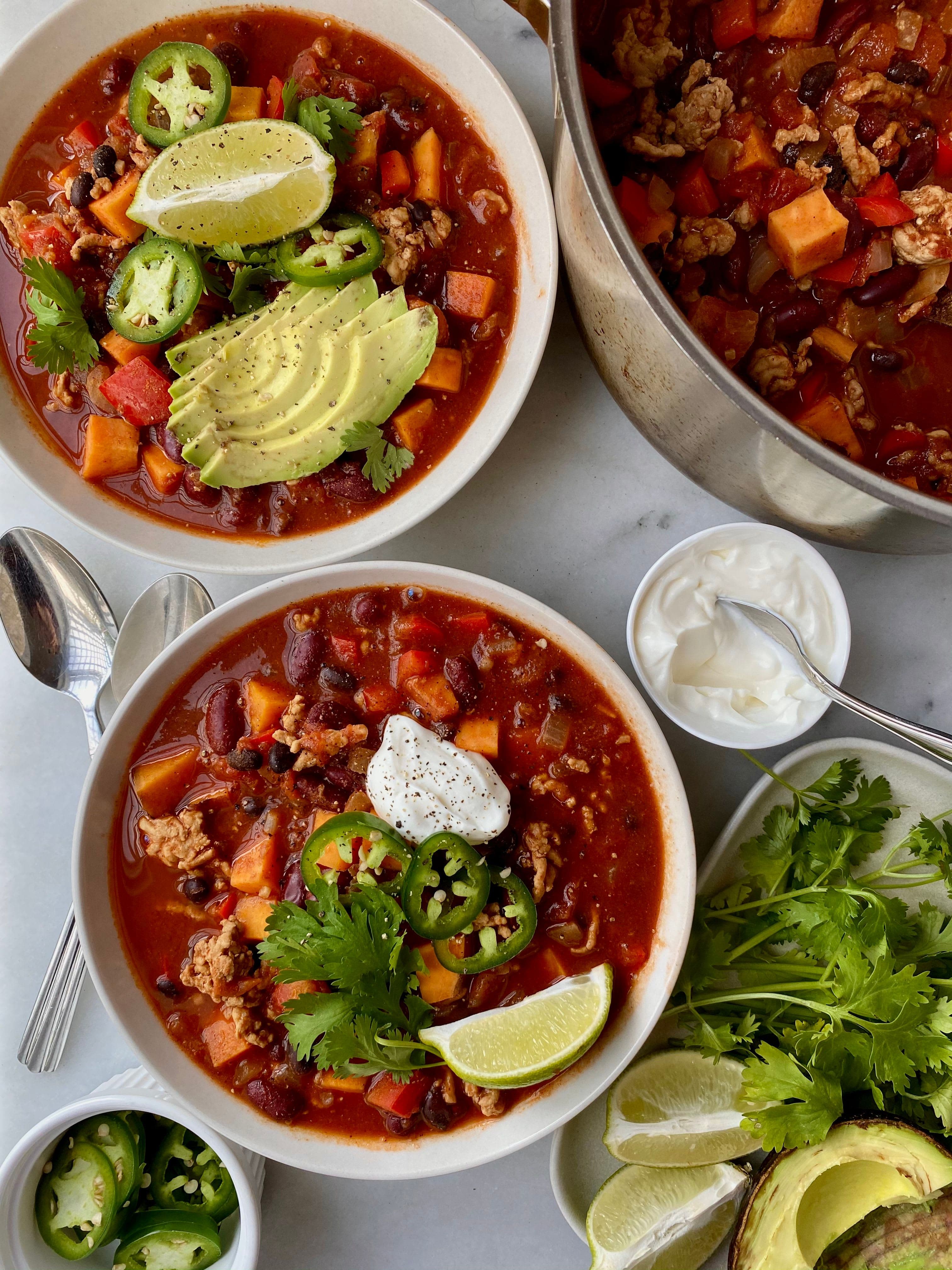 Spicy Turkey & Bean Chili