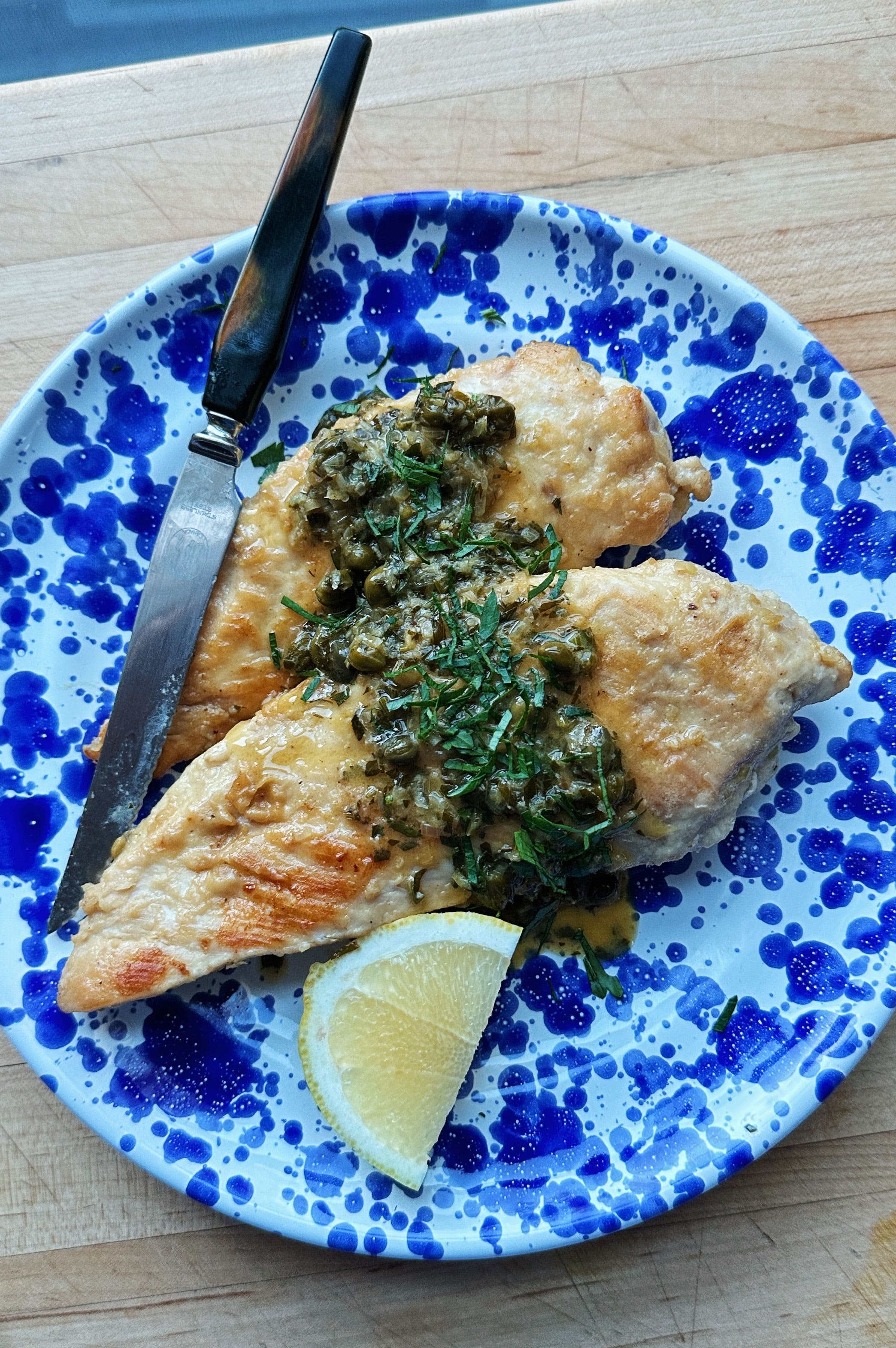 Crispy Chicken Piccata