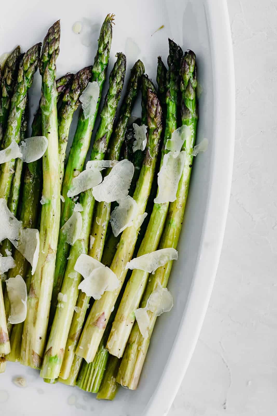 Lemon Garlic Asparagus with Parmesan