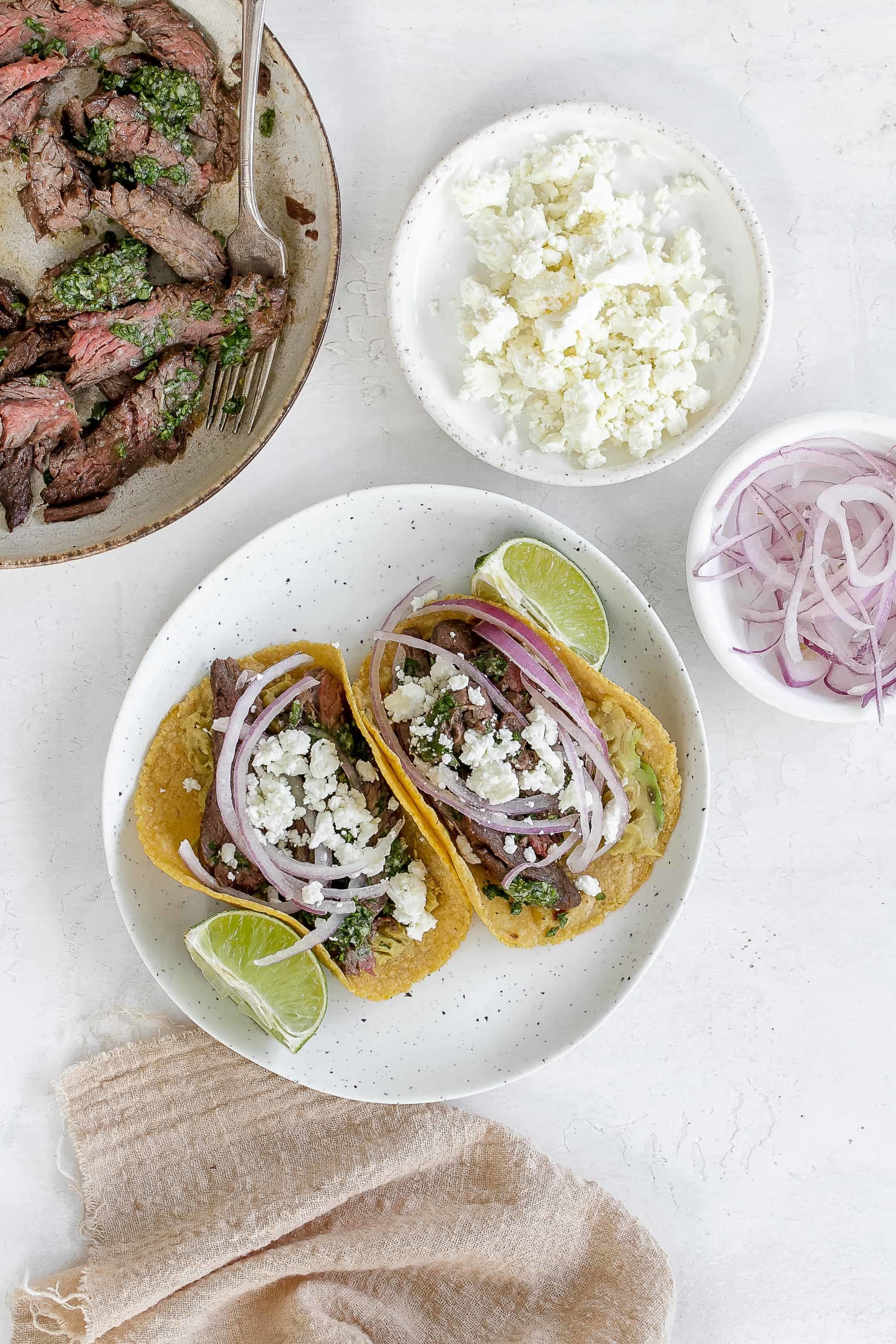 Hanger Steak Tacos
