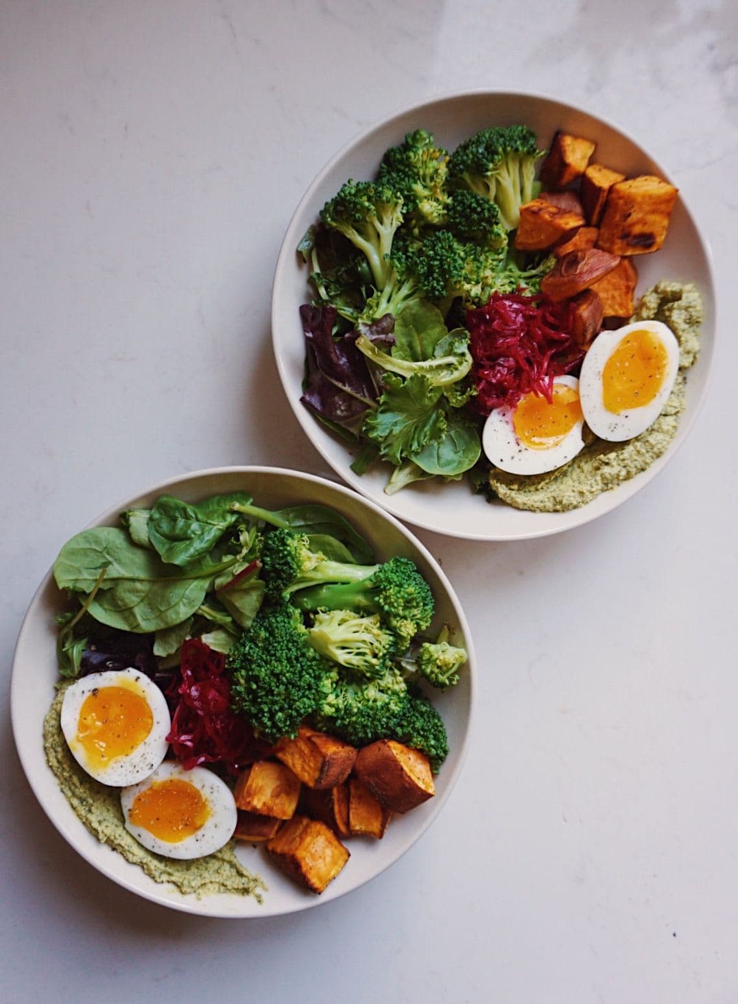 Herby Hummus Veggie Bowl