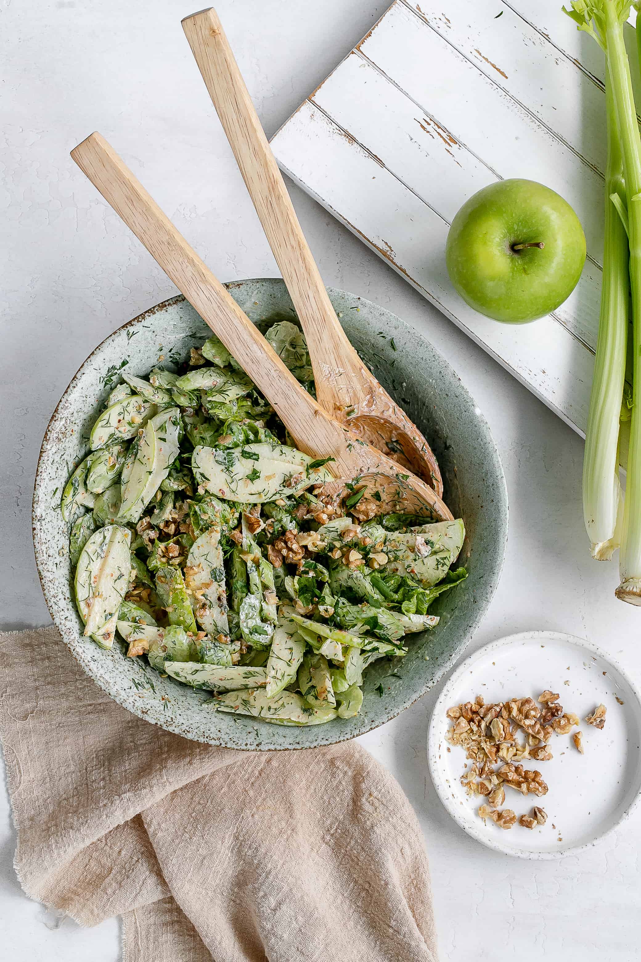 Creamy Celery & Apple Salad
