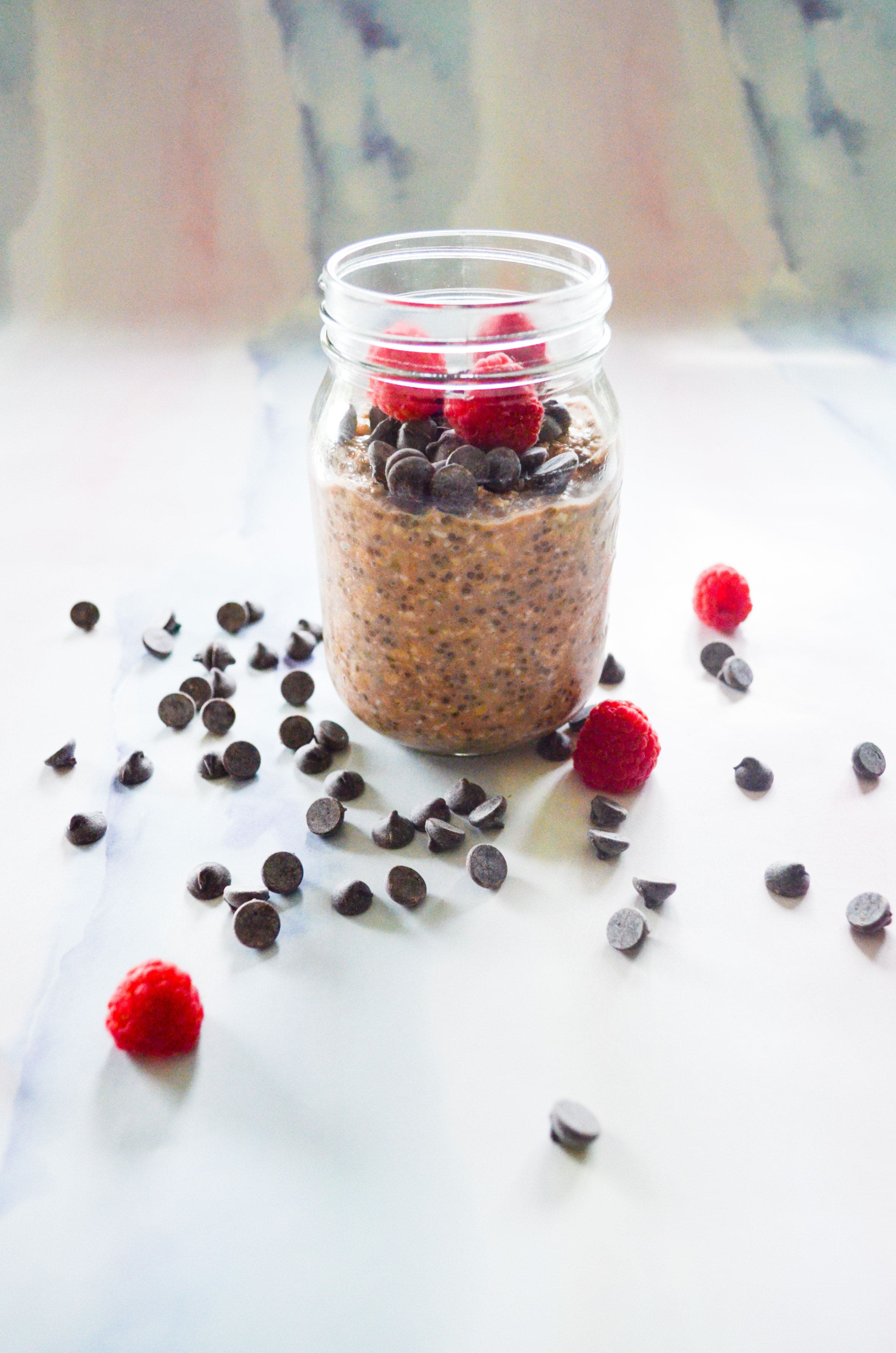 Antioxidant Rich Chocolate Overnight Oats
