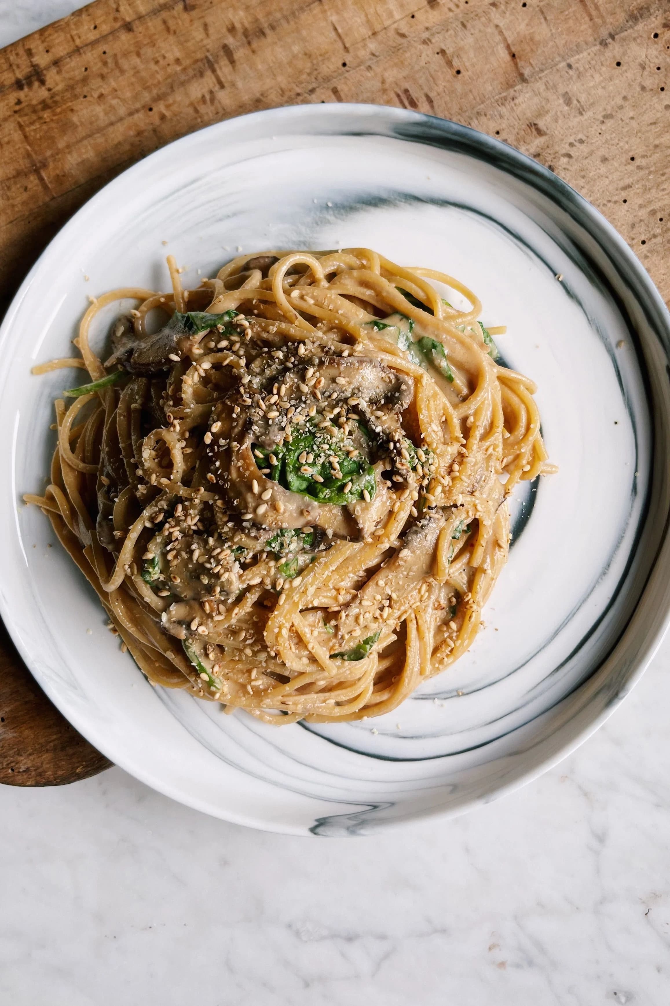 Fran Allen Miso Mushroom Pasta 1.JPG