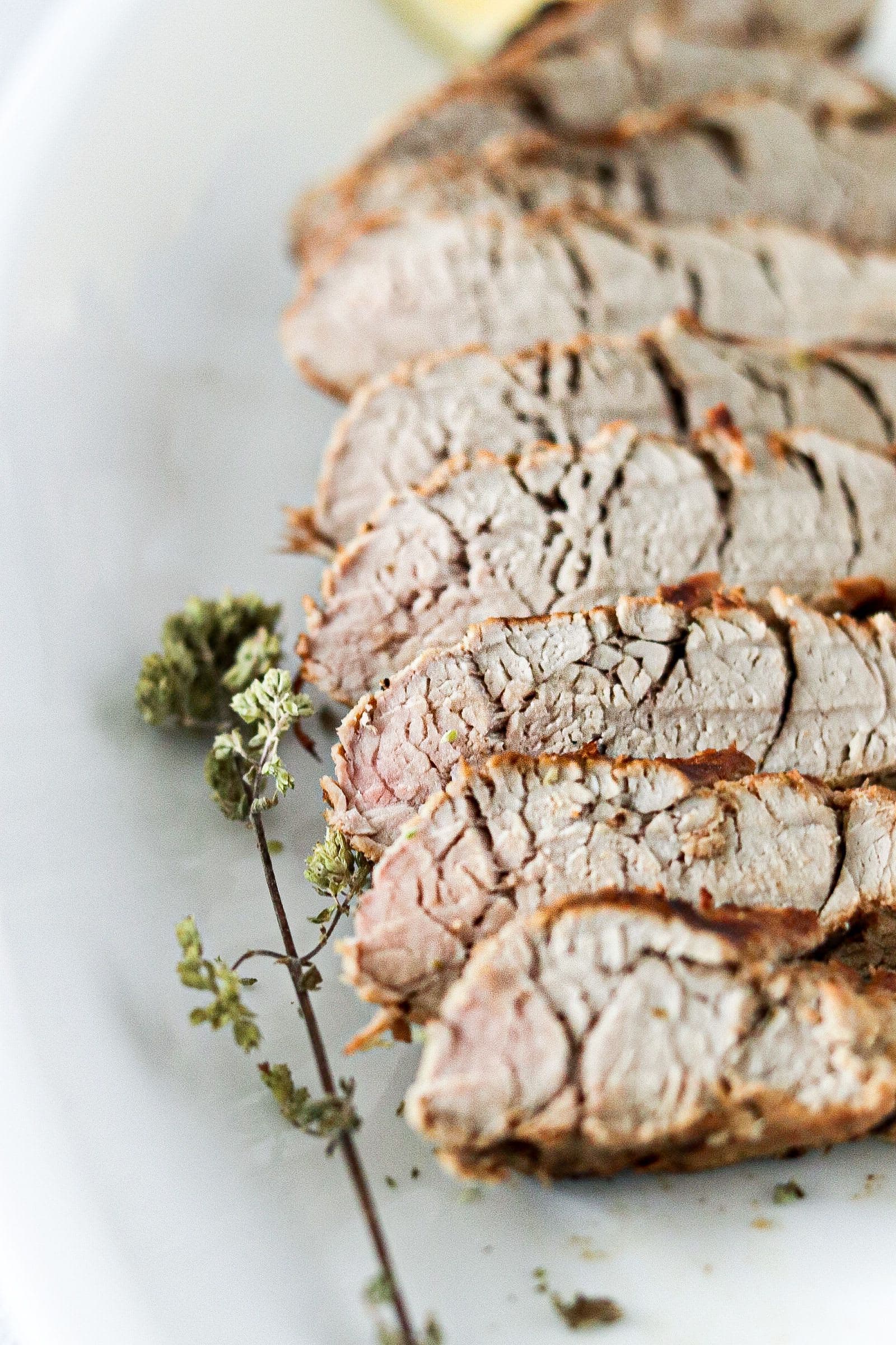 Grilled Lemon Garlic Pork Tenderloin