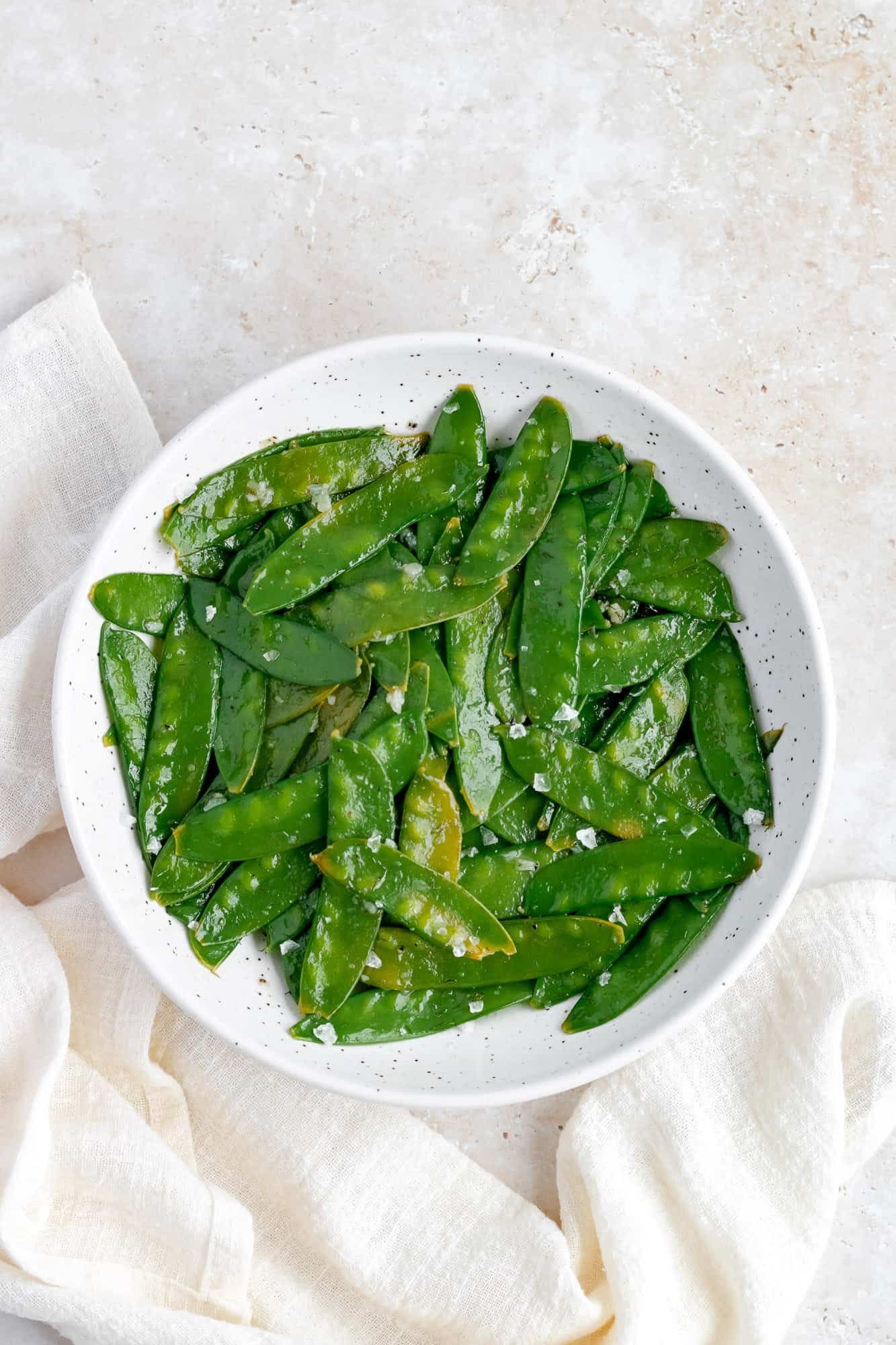 Lemon & Dill Sautéed Snow Peas