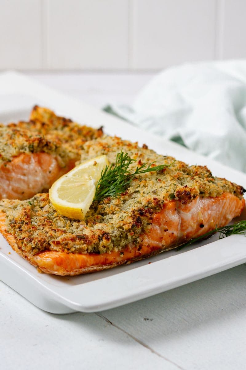Caper-Crusted Salmon