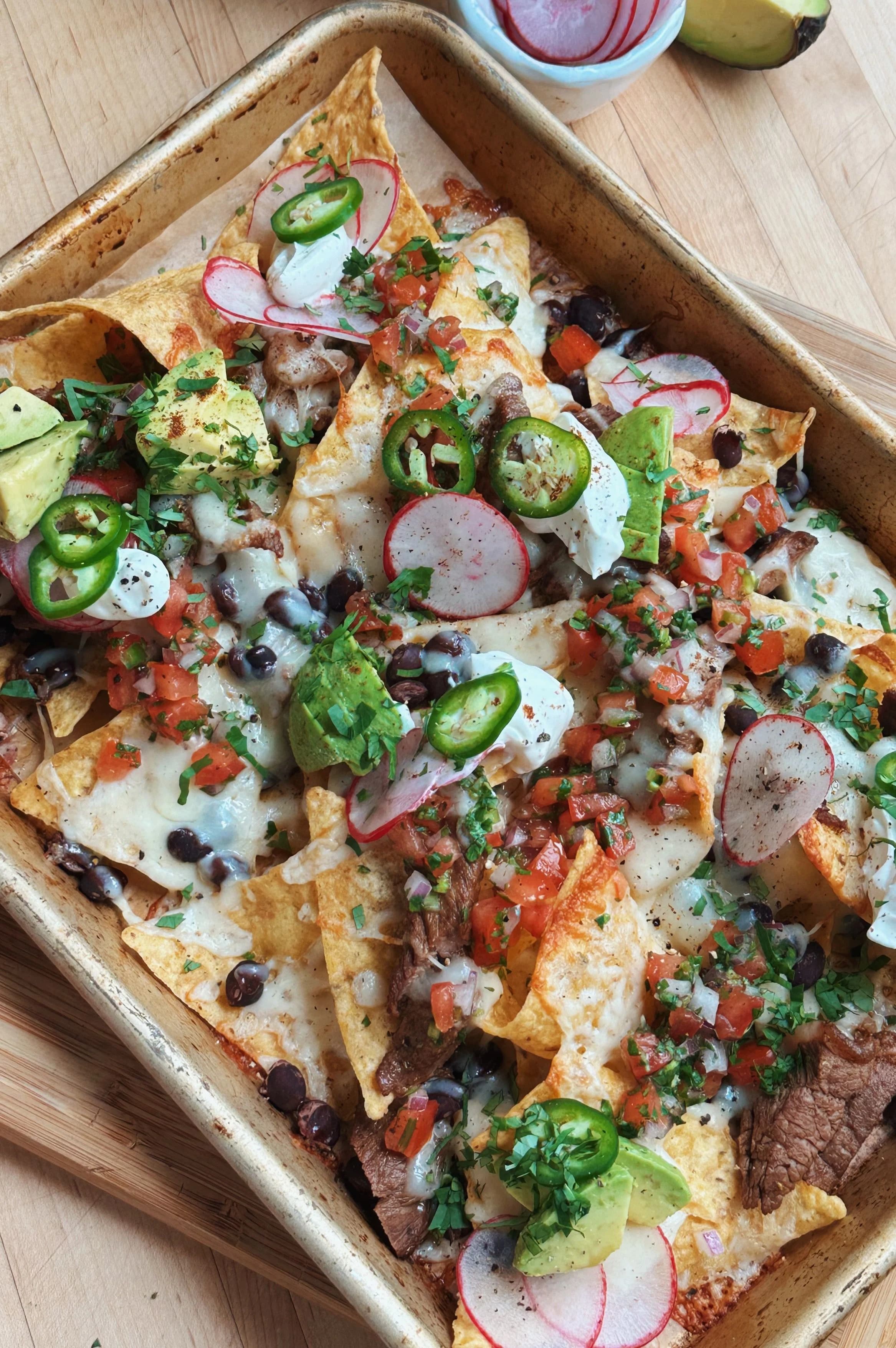 Loaded Steak Nachos