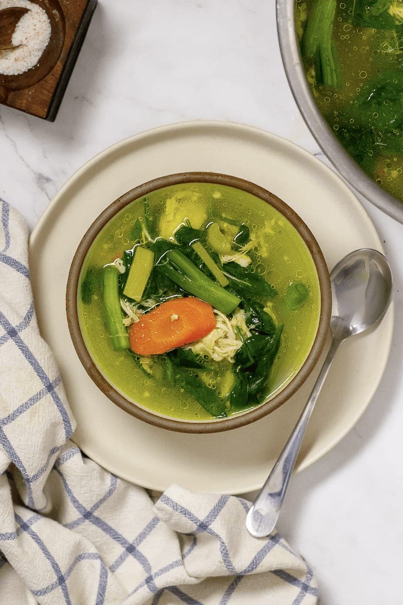 Anti-Inflammatory Pressure Cooker Ginger Chicken Soup